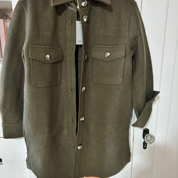 Quince Wool Shacket, Brand New, XS - Picture 3 of 7